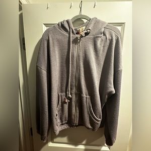 light purple zip up!